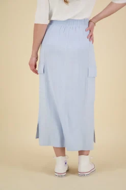 Rok Linnen Blauw