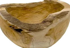 Schaal Teak Bruin