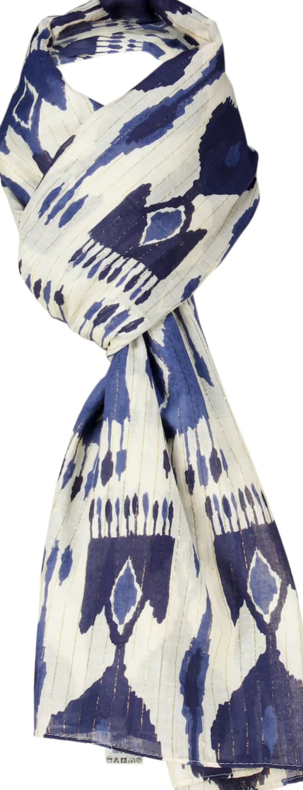 shawl Blauw
