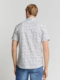 Shirt Short Sleeve Jersey Allover P Wit