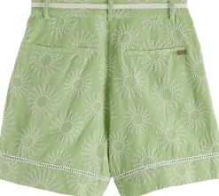 Short Broderie Groen