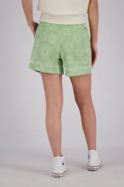 Short Broderie Groen