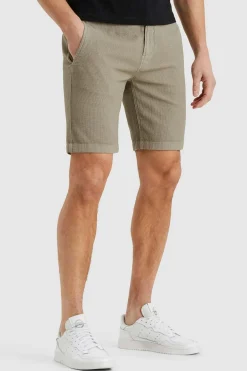 Short Chino Structure Grijs