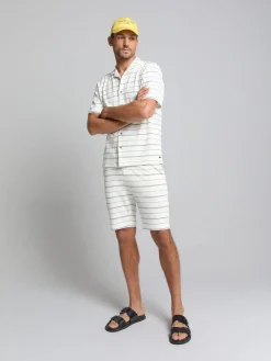 Short Jersey Stripes Wit