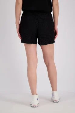 Short Merida Crochet Zwart