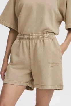 Short Ruby Logo Beige