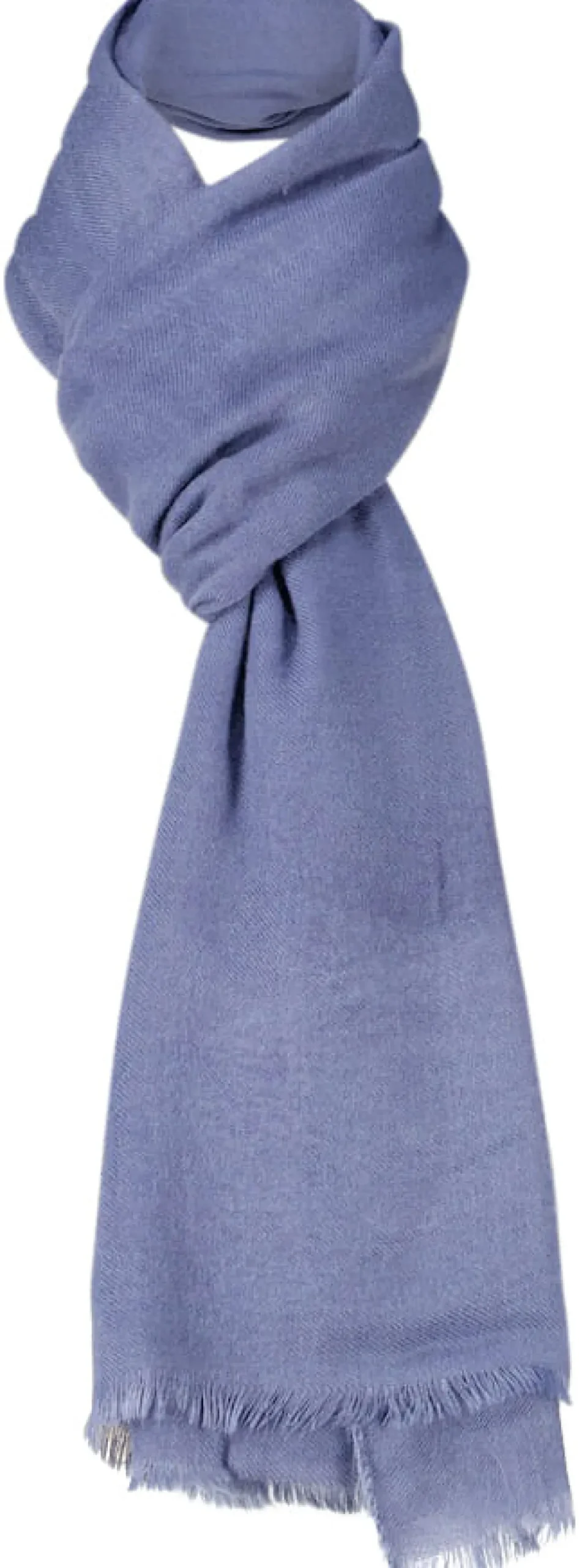 Sjaal in zachte garen Blauw