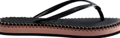 Slippers Flatform Zwart