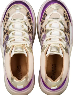 Sneakers Walton Leopard Paars