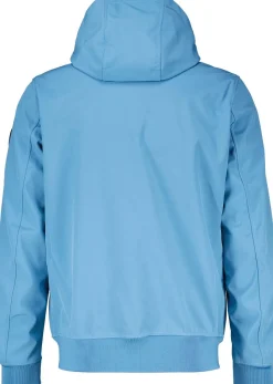 Softshell Jas Borstzak Blauw