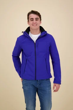 Softshell Trekkerjas Blauw