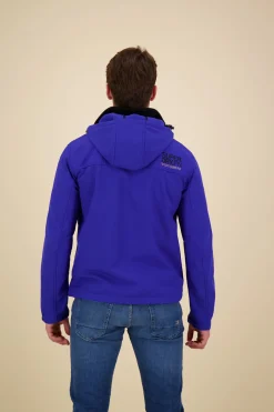 Softshell Trekkerjas Blauw