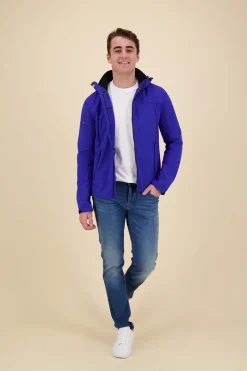 Softshell Trekkerjas Blauw