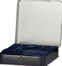 Sokken 4-Paar Giftbox Blauw