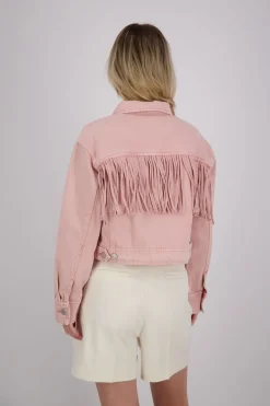 Spijkerjas Sun Roze