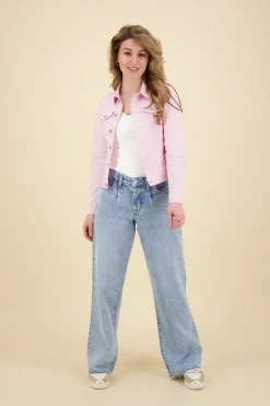 Spijkerjas Vivian Roze