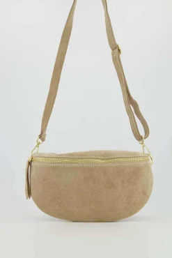 Suede Tas Beige