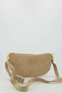 Suede Tas Beige