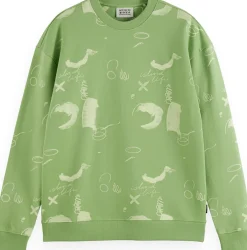 Sweater AOP Groen