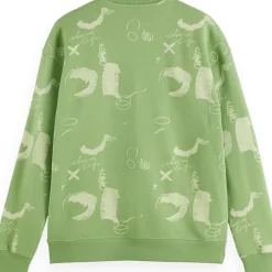 Sweater AOP Groen