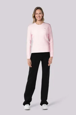 Sweater Cable Roze