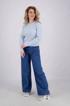 Sweater Co Cable  Blauw