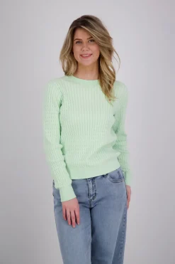 Sweater Co Cable  Groen