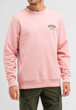 Sweater College Crew Roze