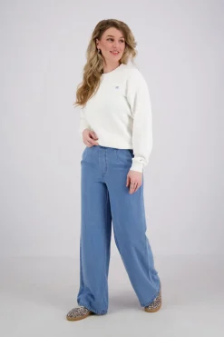 Sweater Contrast Flag Wit