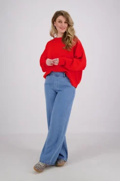 Sweater Dalvina Ima Q Rood