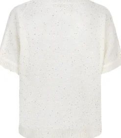 Sweater Embroidery Flowers Wit