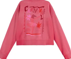 Sweater Front Back Artwork Rood