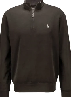 Sweater Halfzip Zwart