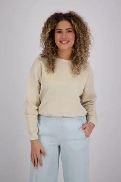 Sweater Logo Beige