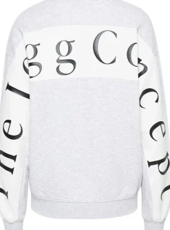 Sweater Saja Logo Grijs