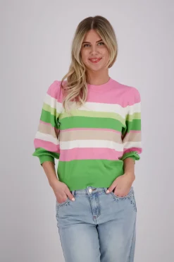 Sweater Streep Roze