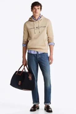 Sweater Tommy Logo Beige