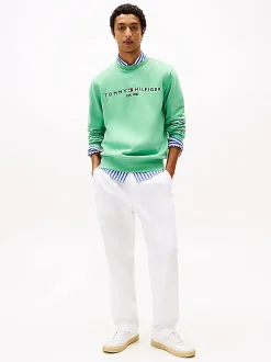 Sweater Tommy Logo Groen