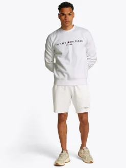 Sweater Tommy Logo Wit