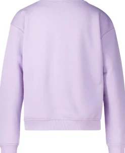 Sweater with application Paars