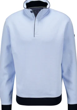 Sweater Zip Blauw