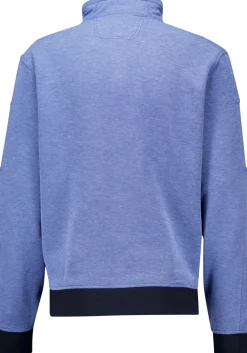 Sweater Zip Blauw