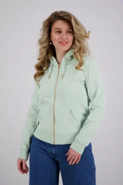 Sweatvest Essential Hood Groen