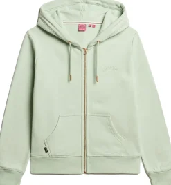 Sweatvest Essential Hood Groen
