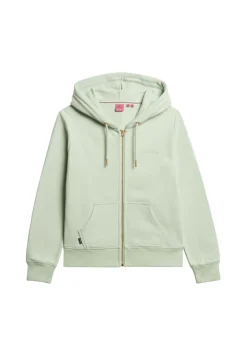 Sweatvest Essential Hood Groen