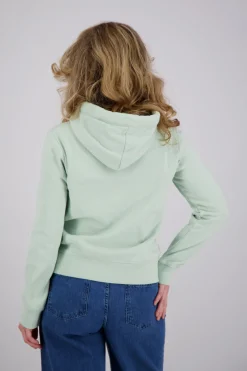 Sweatvest Essential Hood Groen