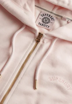 Sweatvest Essential Logo Roze