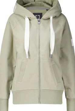 Sweatvest Hoodie Kelda  Bruin