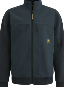 Sweatvest Mixed Padded Blauw