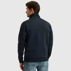 Sweatvest Spacer Interlook Blauw